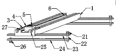 Solid wood finger joint laminated board punching device