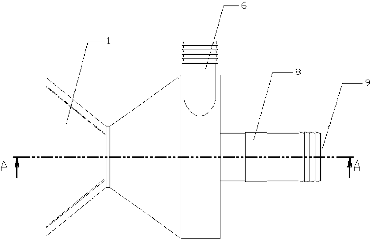 Anti-drifting pneumatic atomizer capable of regulating and controlling particle size of fog drops on line and control method