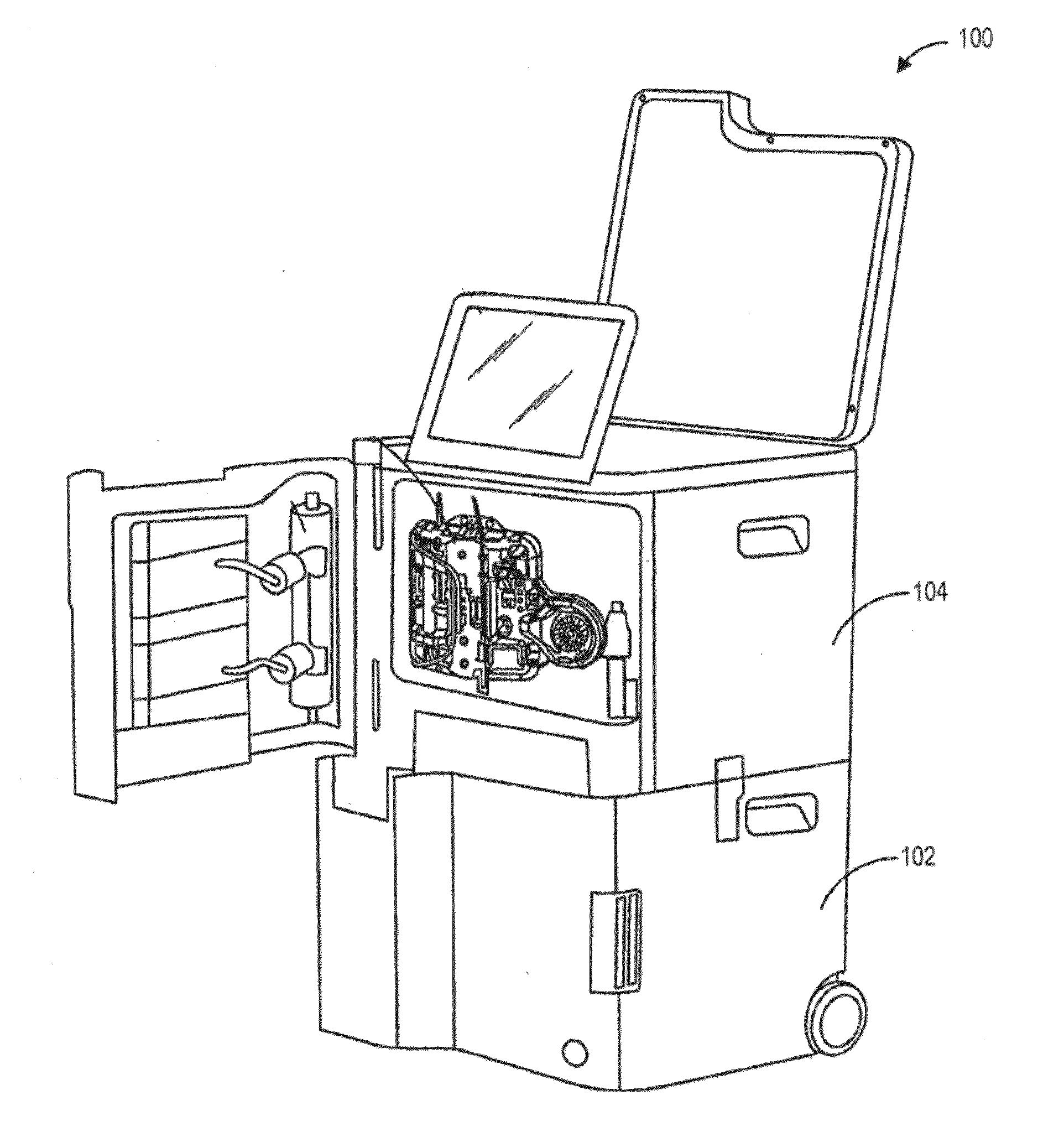 Dialysis machine having a conductivity sensor for determining fluid properties