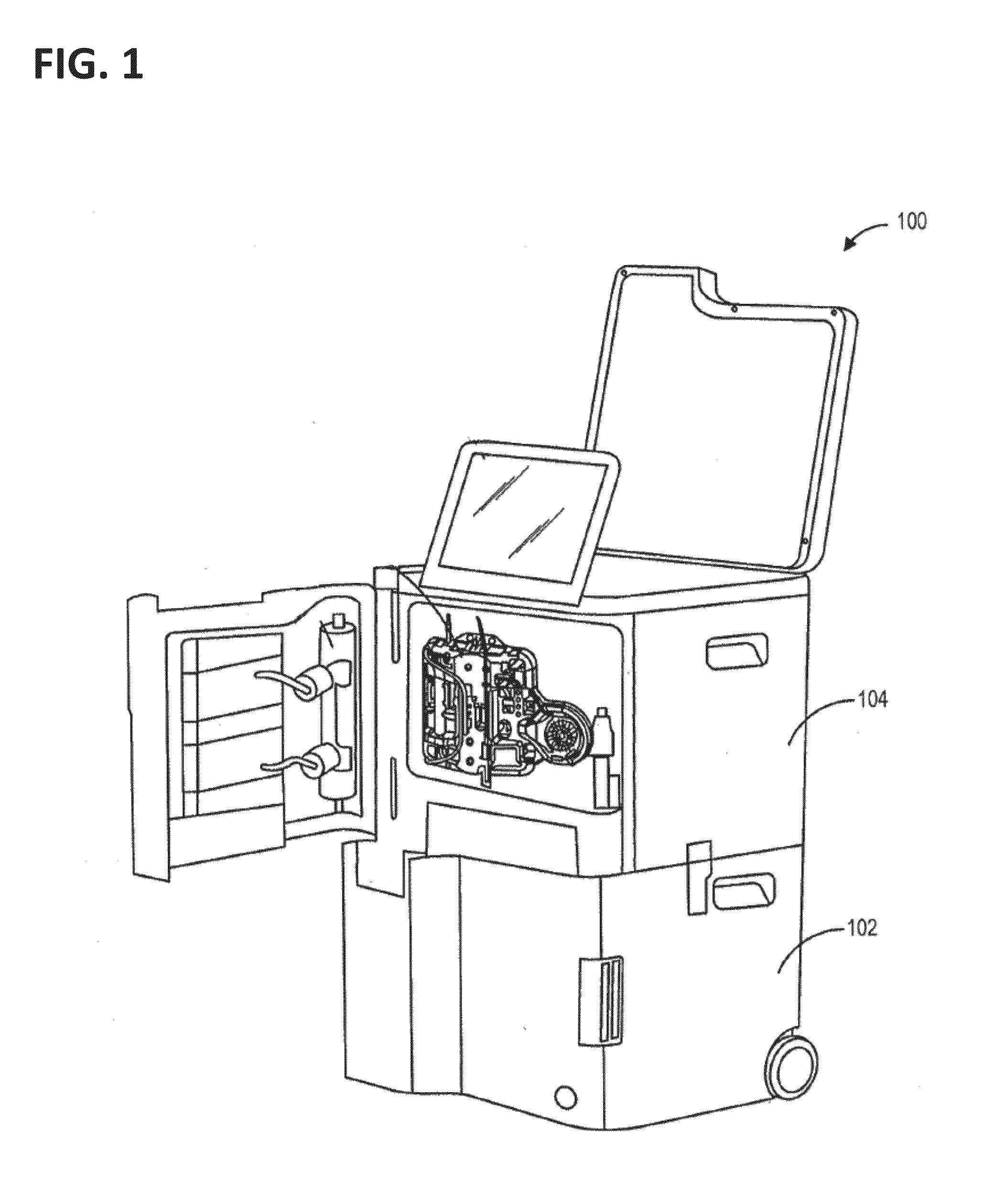 Dialysis machine having a conductivity sensor for determining fluid properties