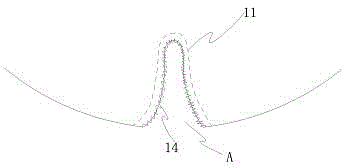 Method for trimming cow leather