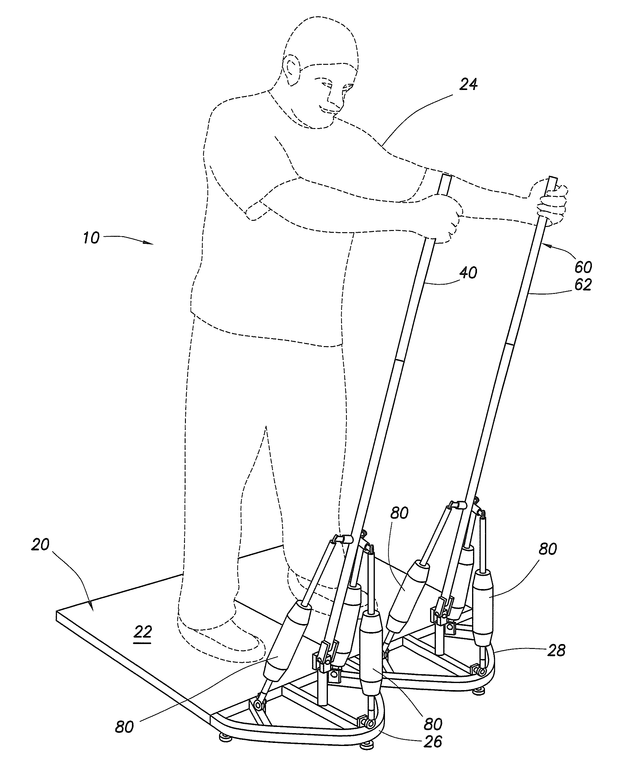 Strength and balance exercise apparatus