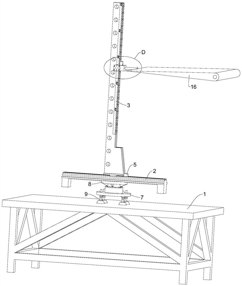 Aircraft control surface measuring device and method