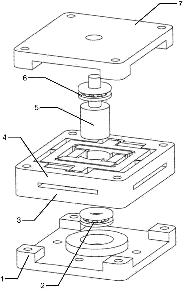 Clamp-driven integrated type piezoelectric-drive high-precision rotary actuator and method thereof