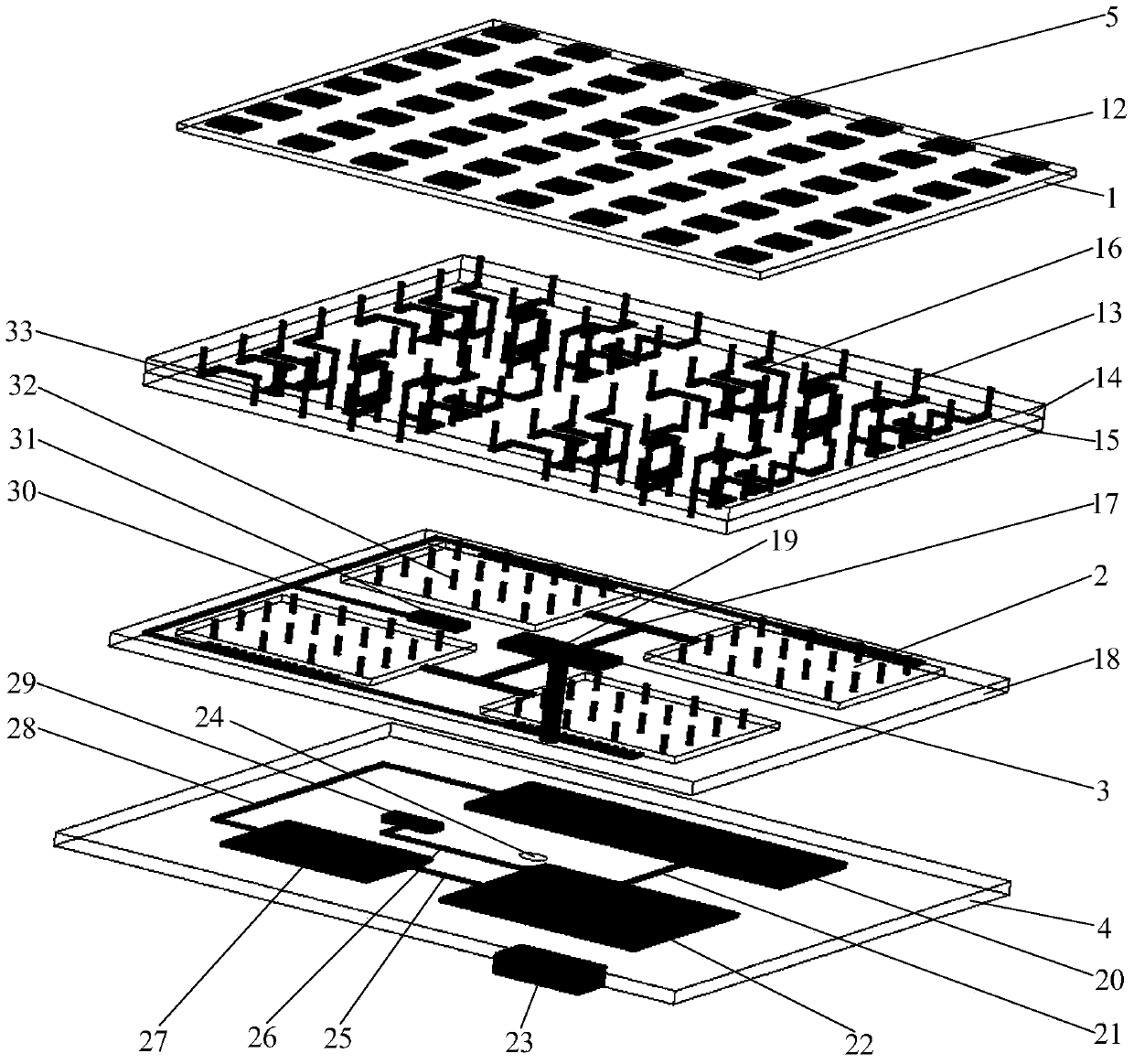 Distributed communication-in-motion light shaped antenna