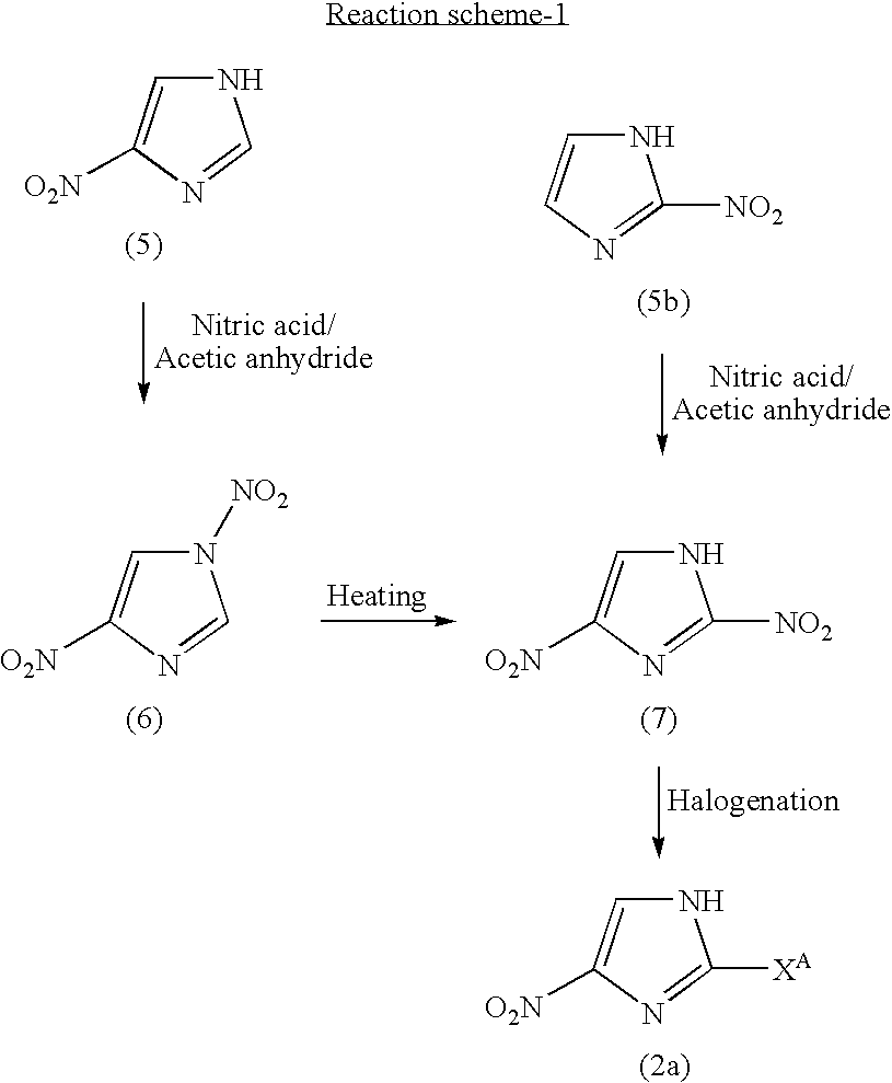 1-substituted-4-nitroimidazole compound and method for preparing the same