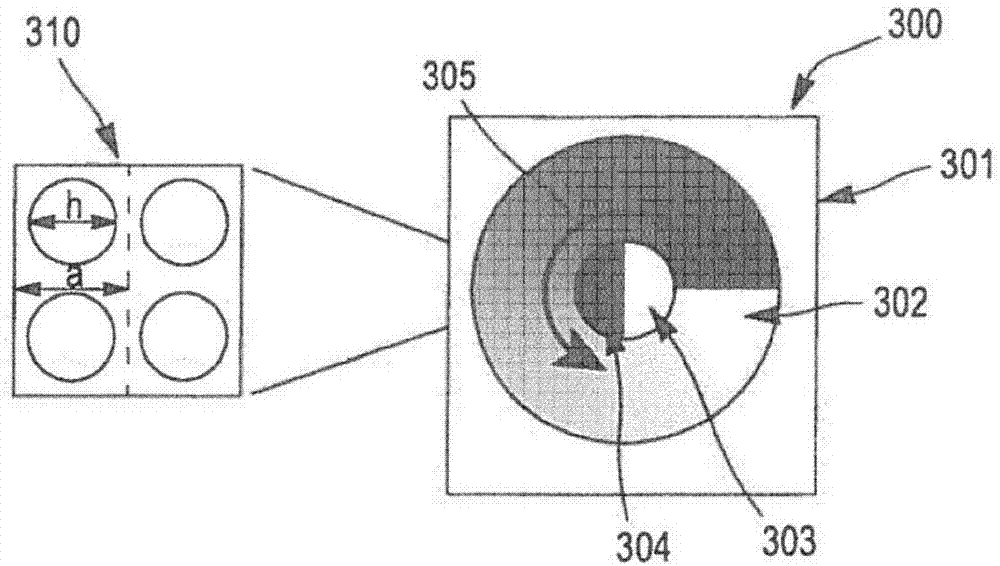 Laser device with a beam carrying controlled orbital angular momentum