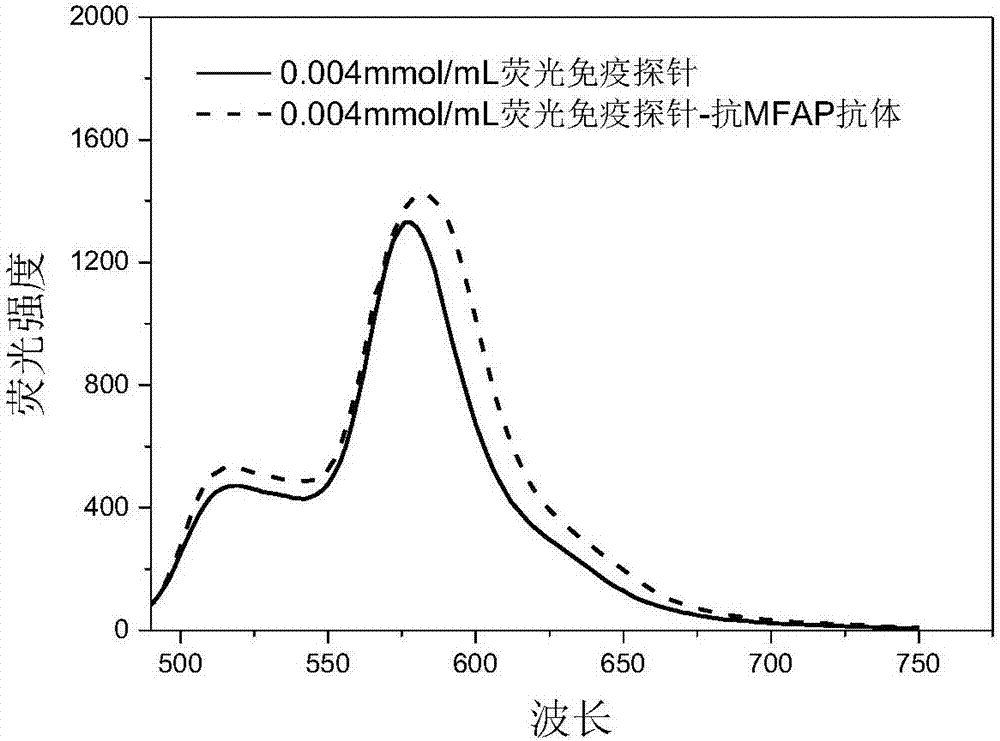 Silica fluorescent immunolabeled probe based on fluorescence resonance energy transfer as well as preparation method and application of silica fluorescent immunolabelled probe