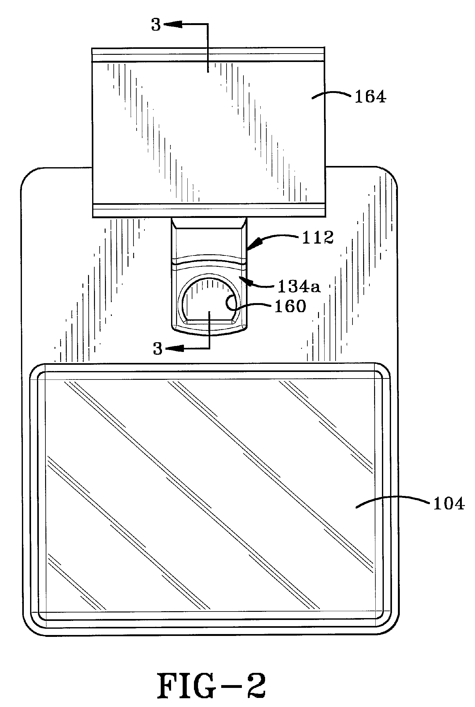 Display hook assembly having a secure free end