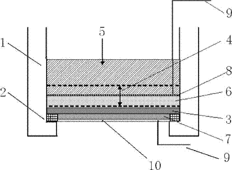 Two-electrolyte direct carbon fuel cell and assembling method thereof