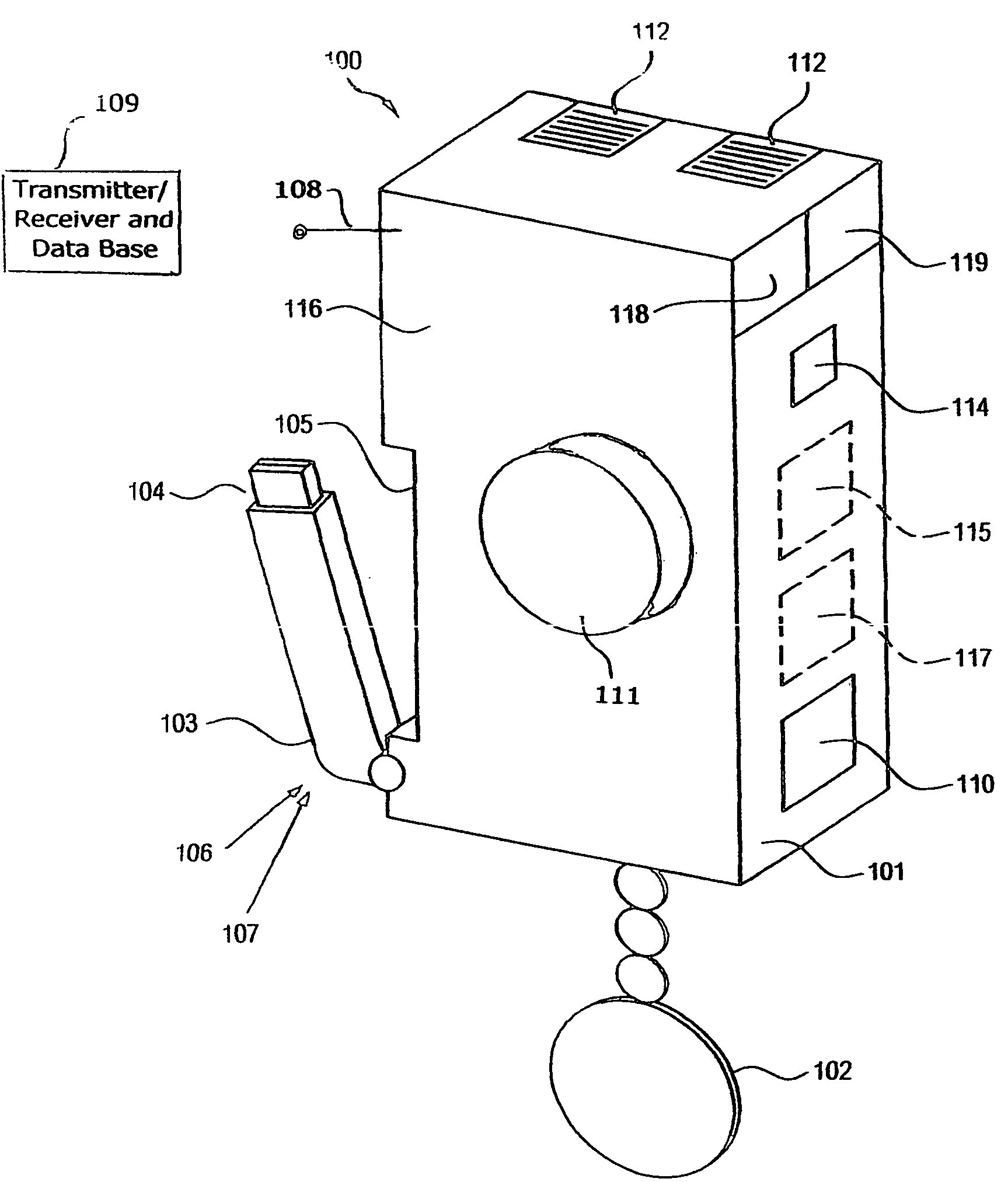 Vehicle parking assistance electronic timer system and method