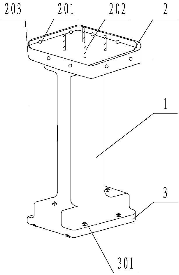 Truss for raising power transmission line tower