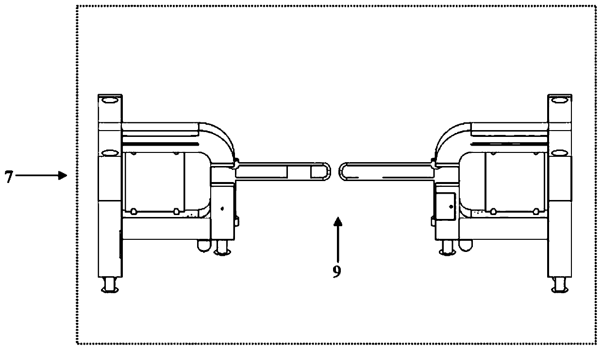 T-shaped modular freely-combinable and detachable multipurpose access control system and use method thereof