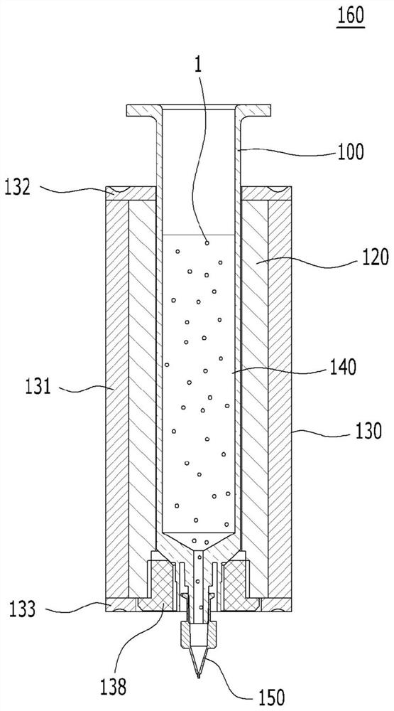 Bio-ink supply system and three-dimensional bio-printing method using same