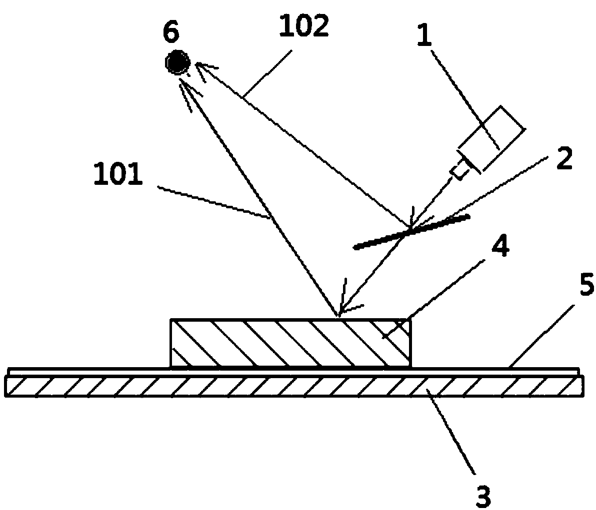 Reflection type laser illumination system