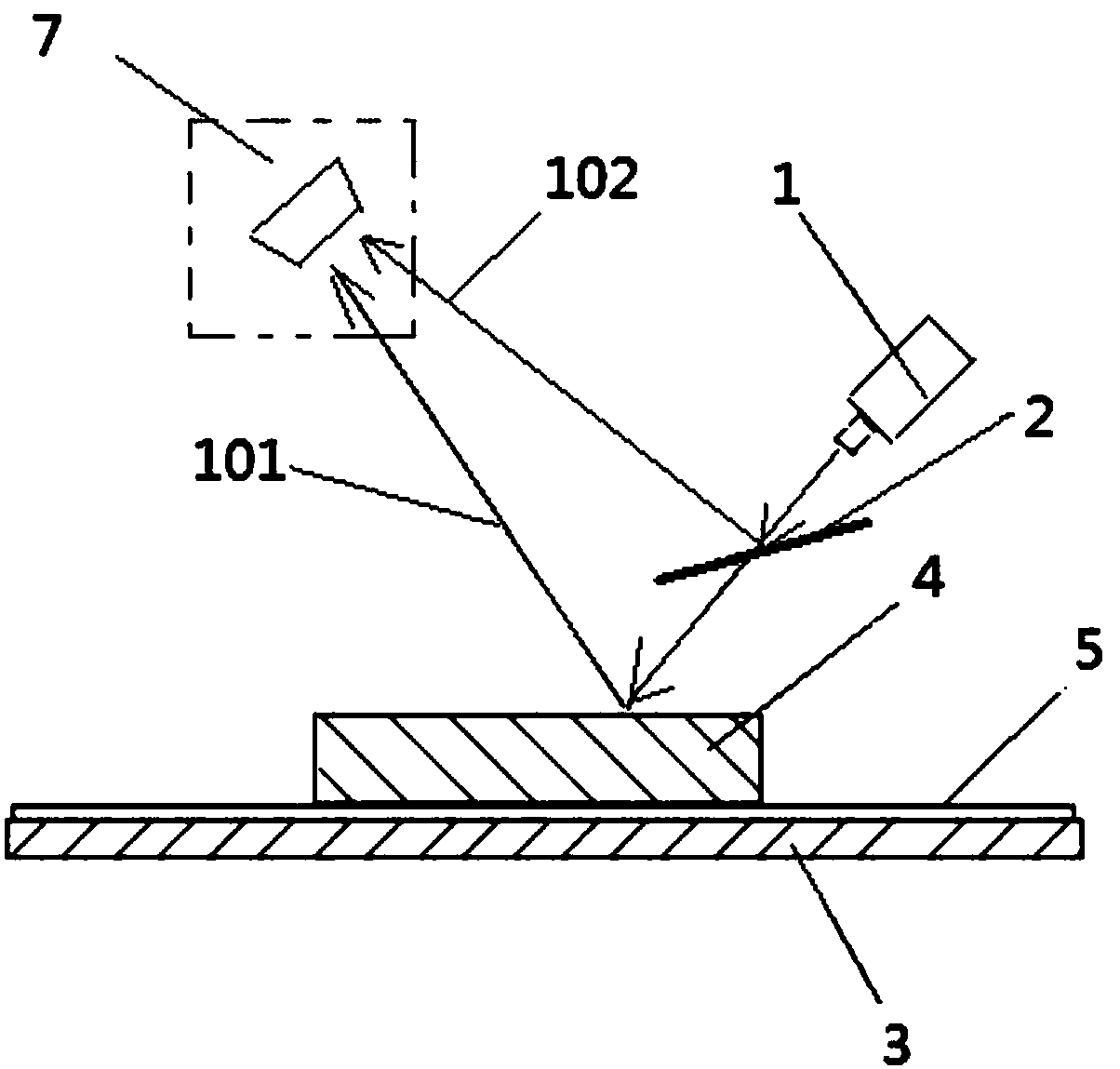 Reflection type laser illumination system