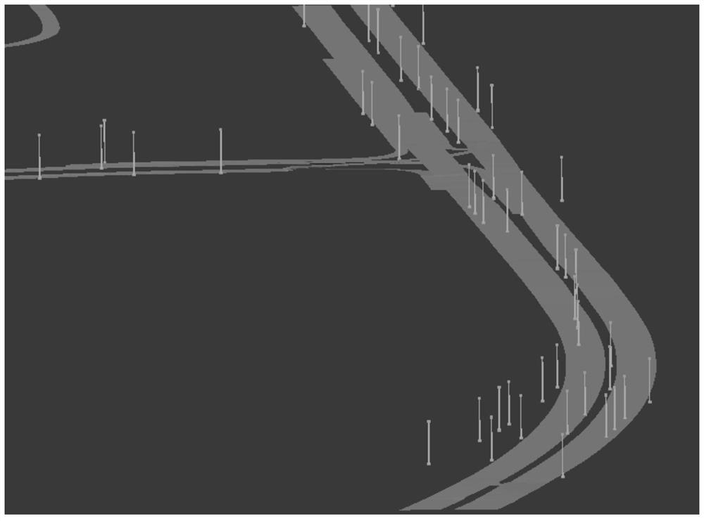 Three-dimensional point cloud reconstruction method and system based on high-precision vector map