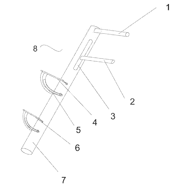 Self-locking working platform bracket for wood building engineering