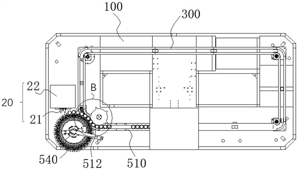 Continuous bottle discharging device, bottle blowing machine and bottle blowing and filling all-in-one machine