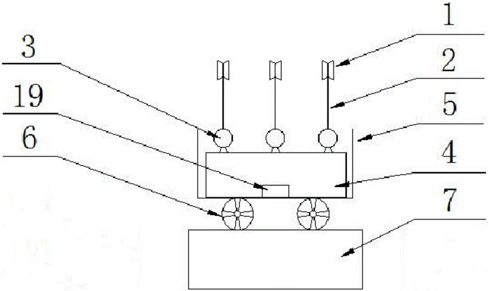 Automatic cleaning device for deep sea culture cages