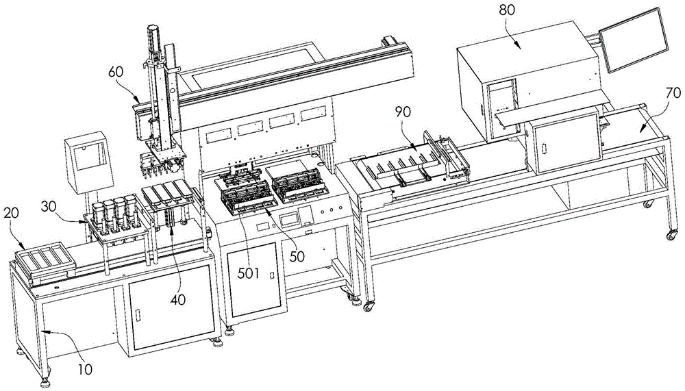 Automatic assembly line of remote controller