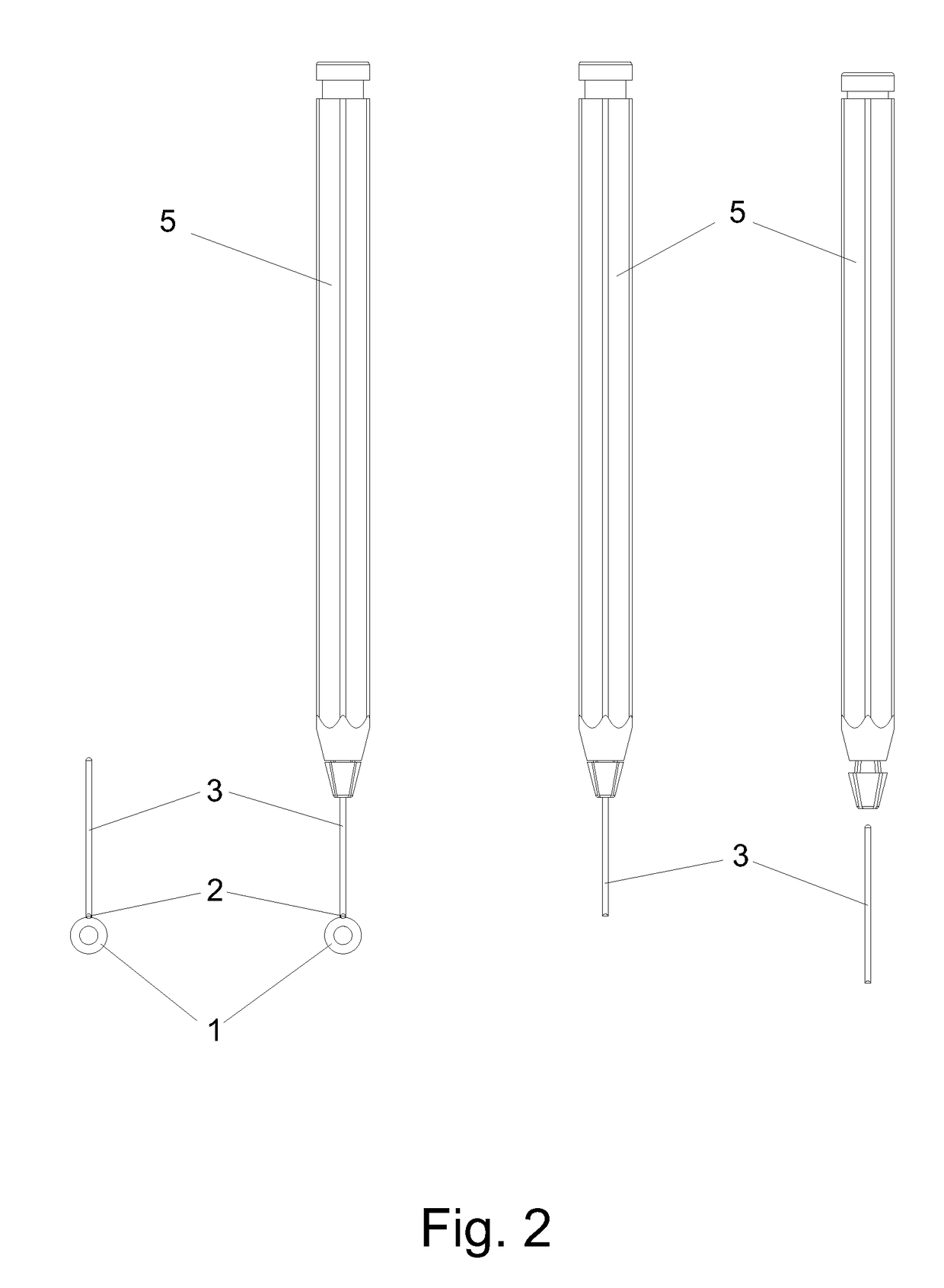 Sampling device and combination of sampling device and sample vessel