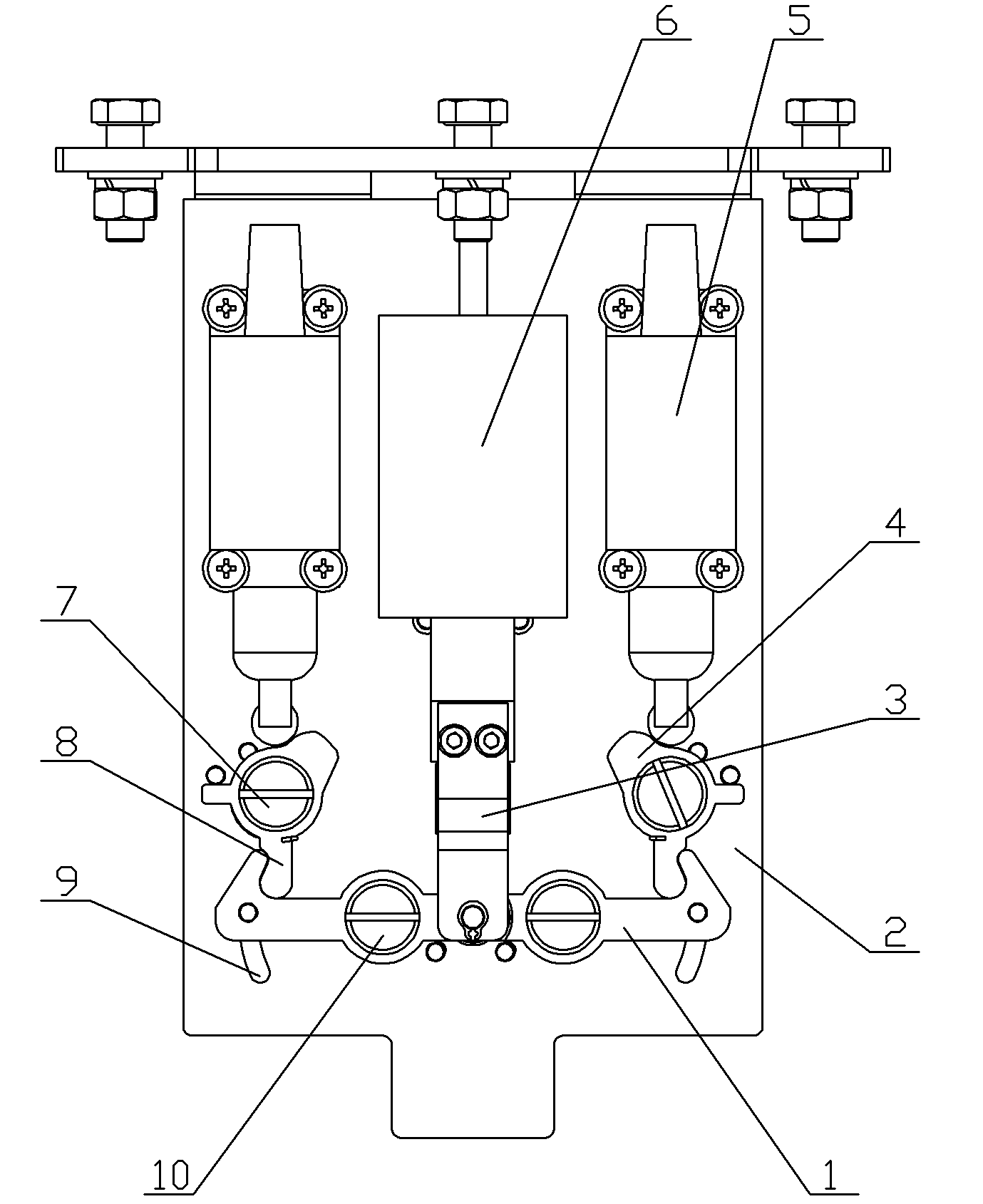 Shielding door locking device