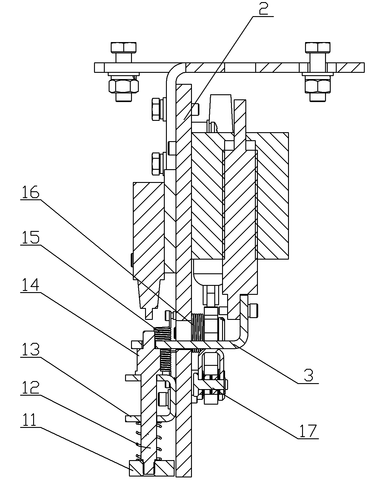 Shielding door locking device