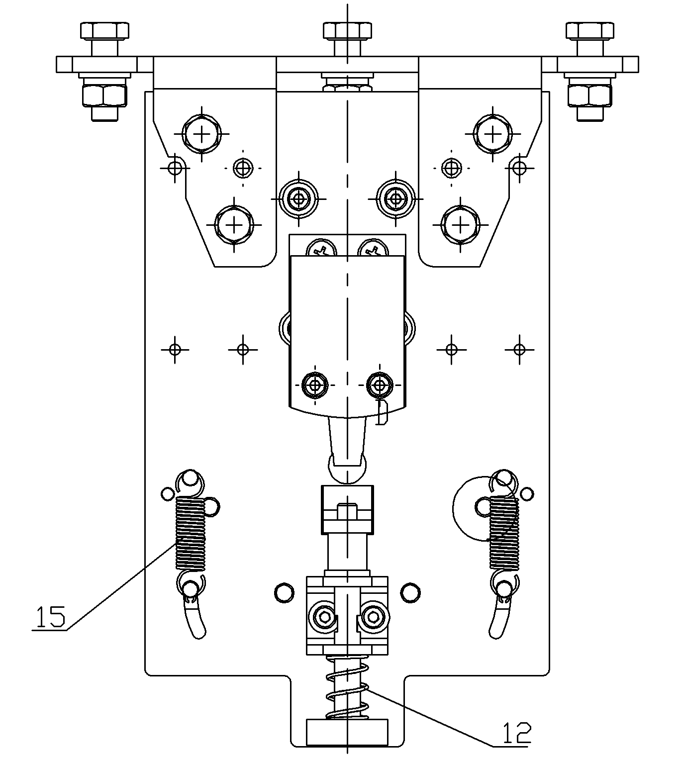 Shielding door locking device