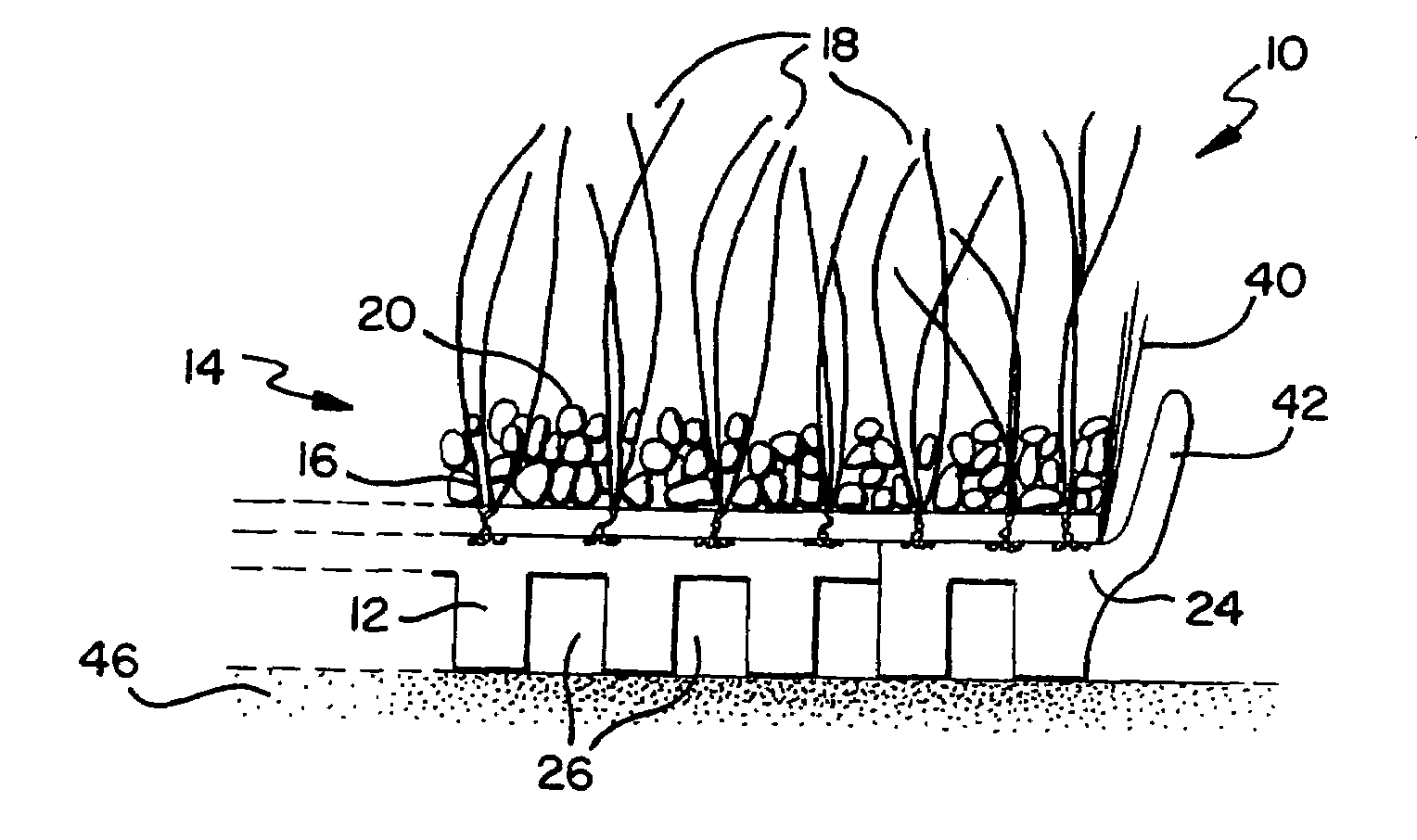 Modular synthetic grass turf assembly