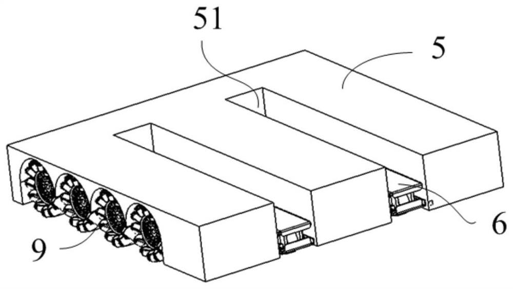 A kind of handling device and loading method thereof