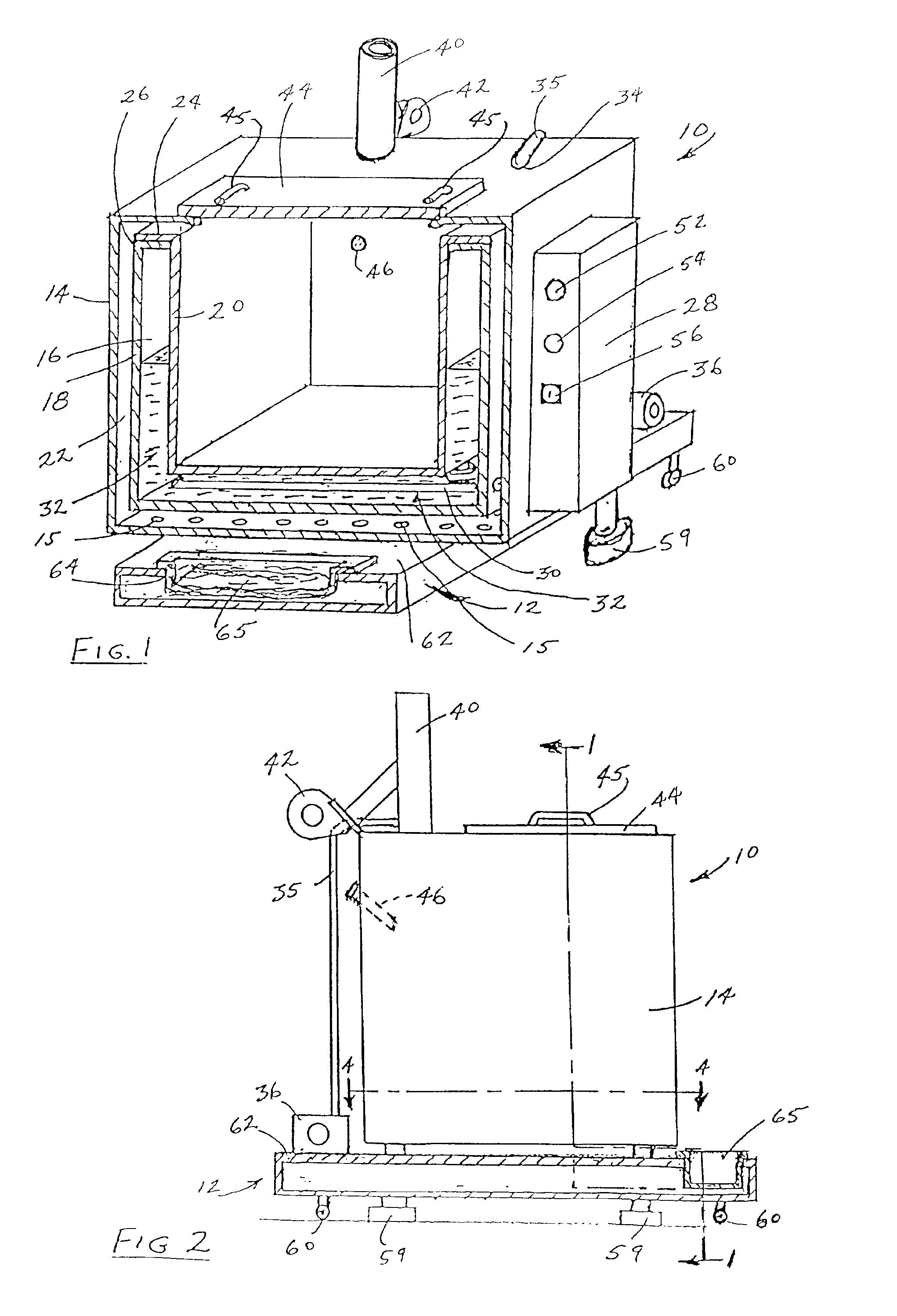 Compact wastewater cleaning apparatus