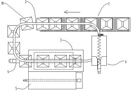 Bag opening machine for large bag