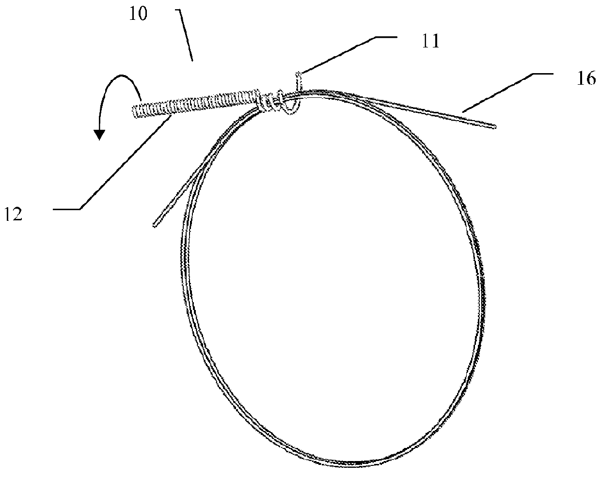 Helical Clip and Method of Using the Same