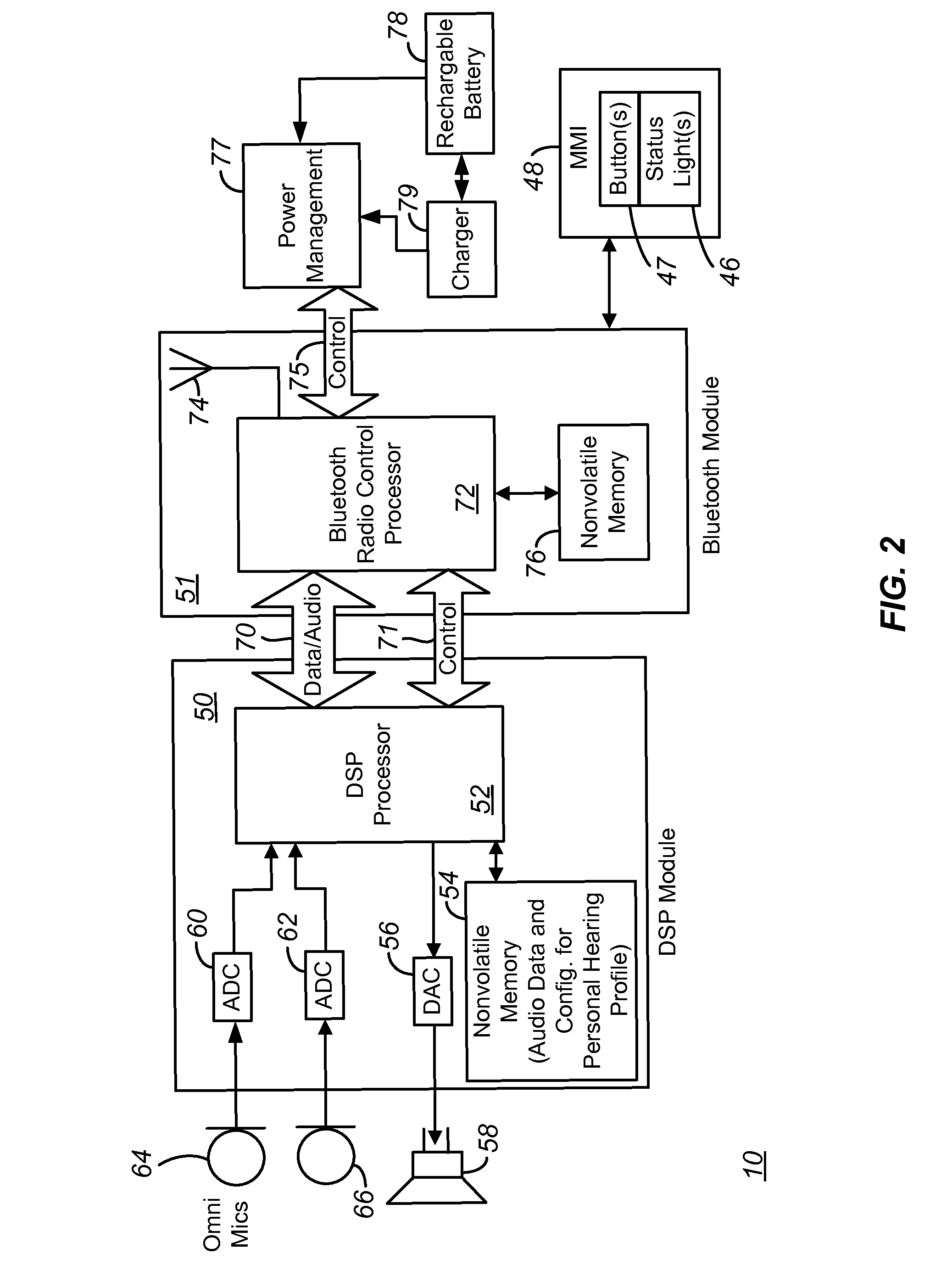 Method for Generating Audible Location Alarm from Ear Level Device