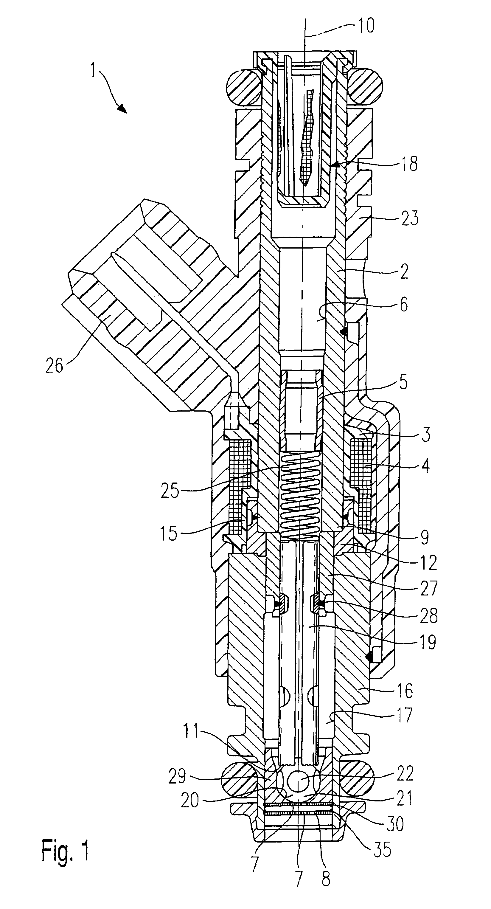 Injection valve with a corrosion-inhibiting, wear-resistant coating and method for the production thereof