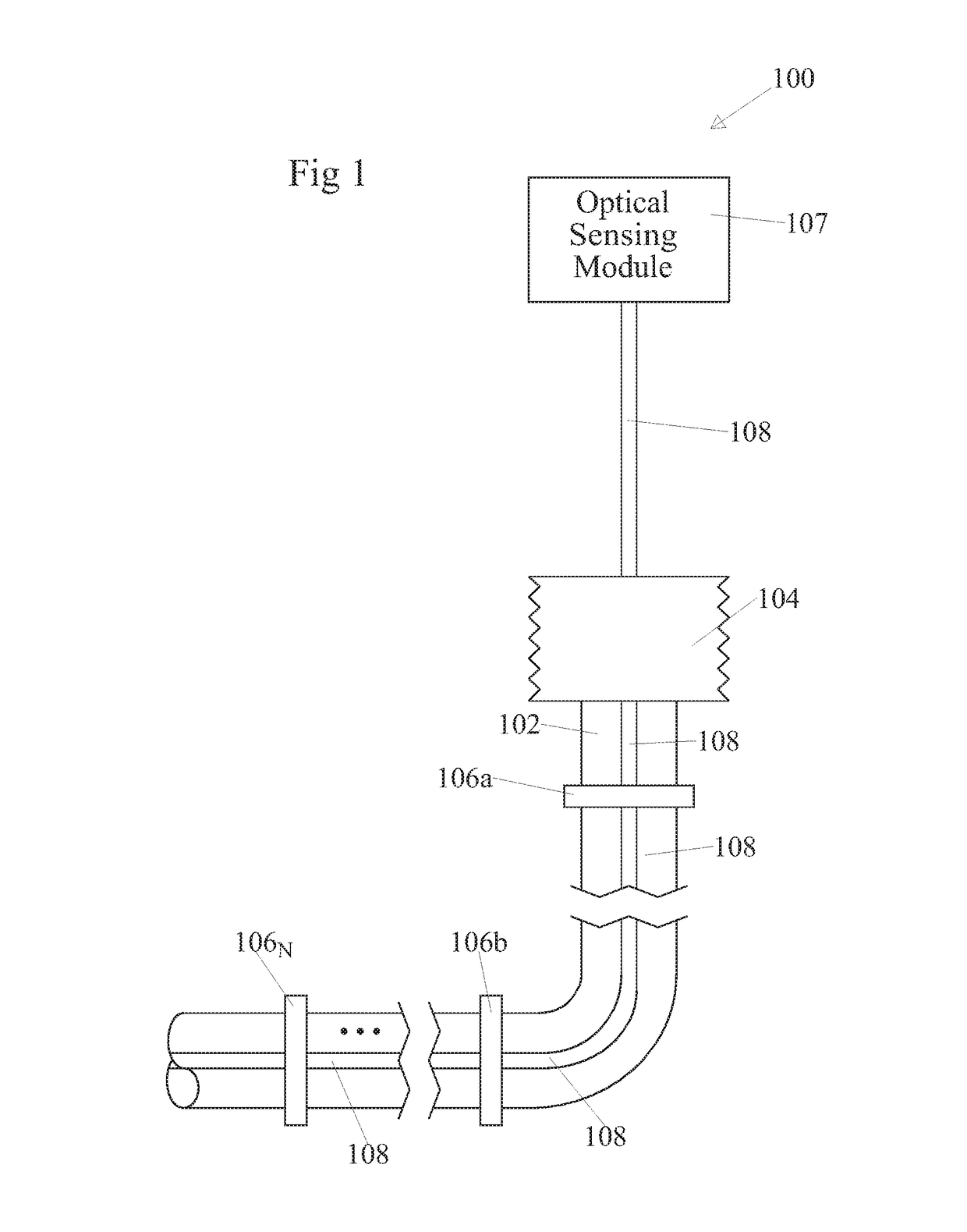 Apparatus, system and sensor housing assembly utilizing fiber optic sensors for enabling monitoring operating conditions within a structural member