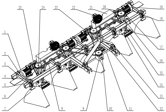 Binocular recognition type cotton top-cutting machine