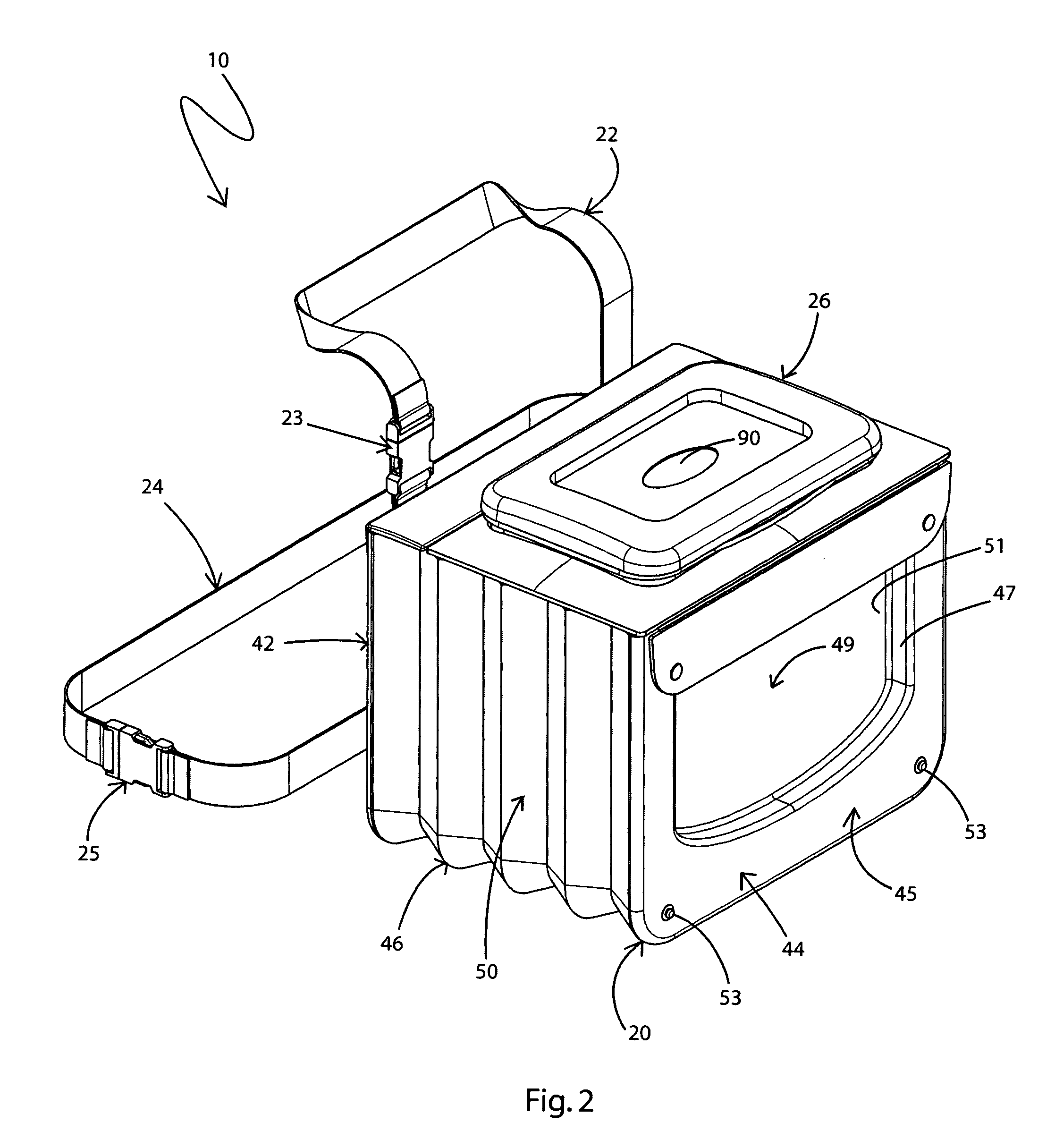 Vehicle trash system