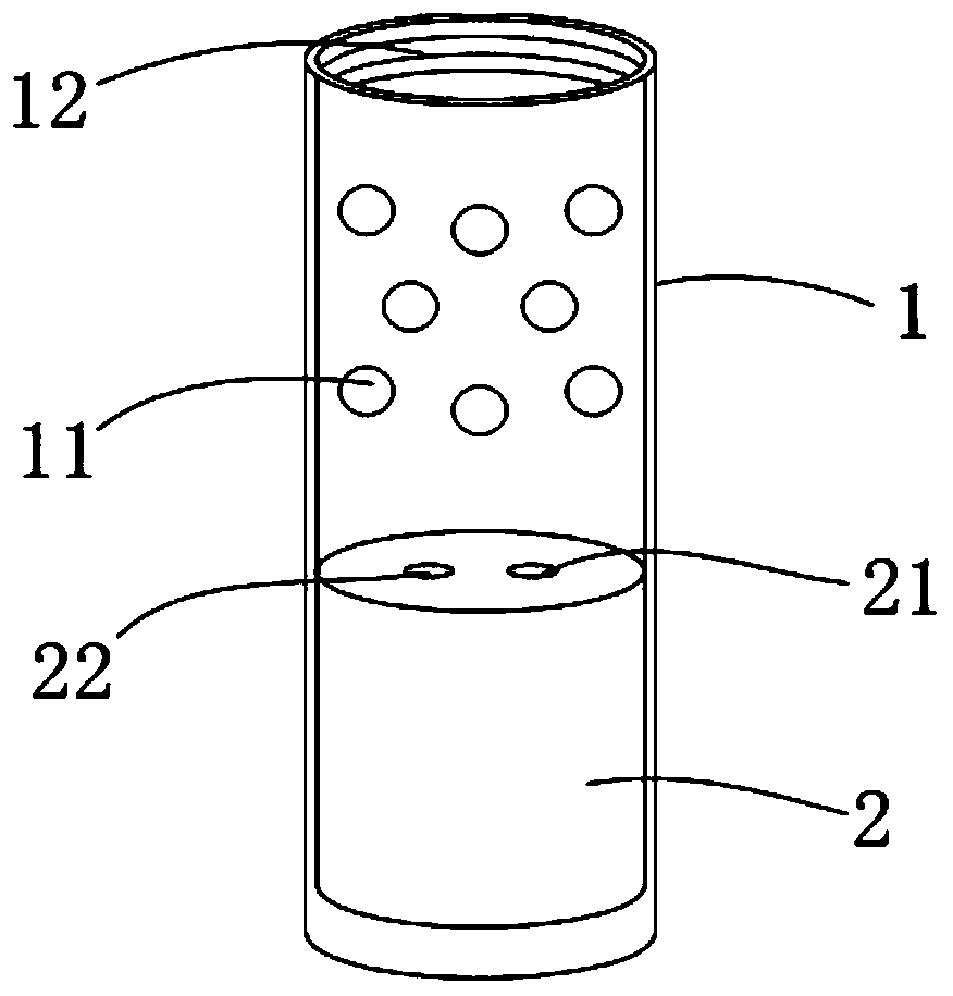 In-situ collection and filtration device based on shallow groundwater and using method of in-situ collection and filtration device