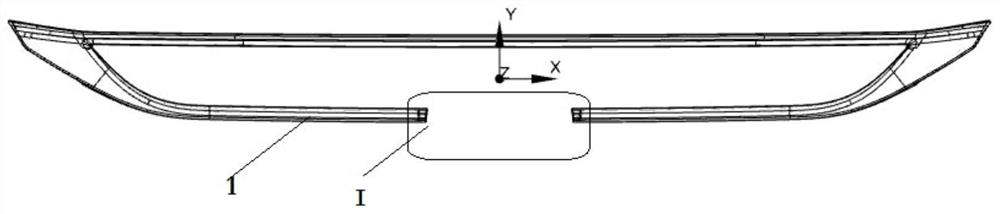 Auxiliary runner structure for preventing deformation of injection product