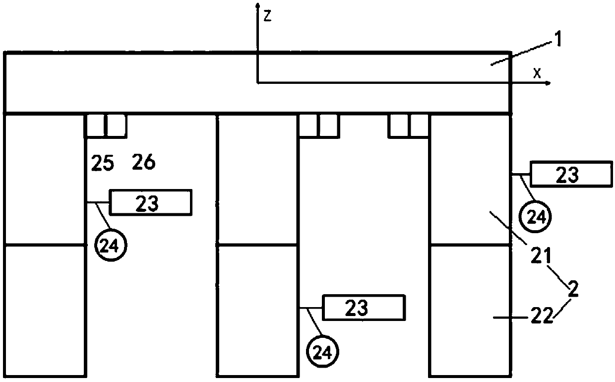 Multi-degree-of-freedom active vibration isolation device and method