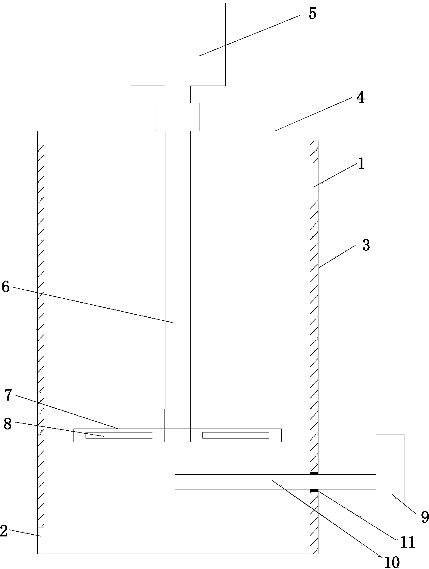 Stirring apparatus of silicon wafer grinding liquid