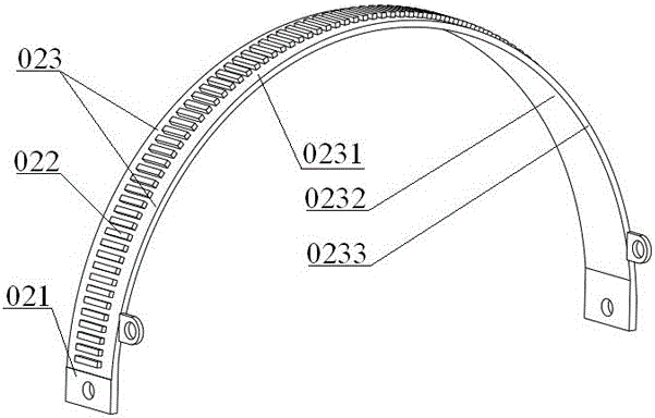 Arc-shaped track type solar cell panel mobile positioning device