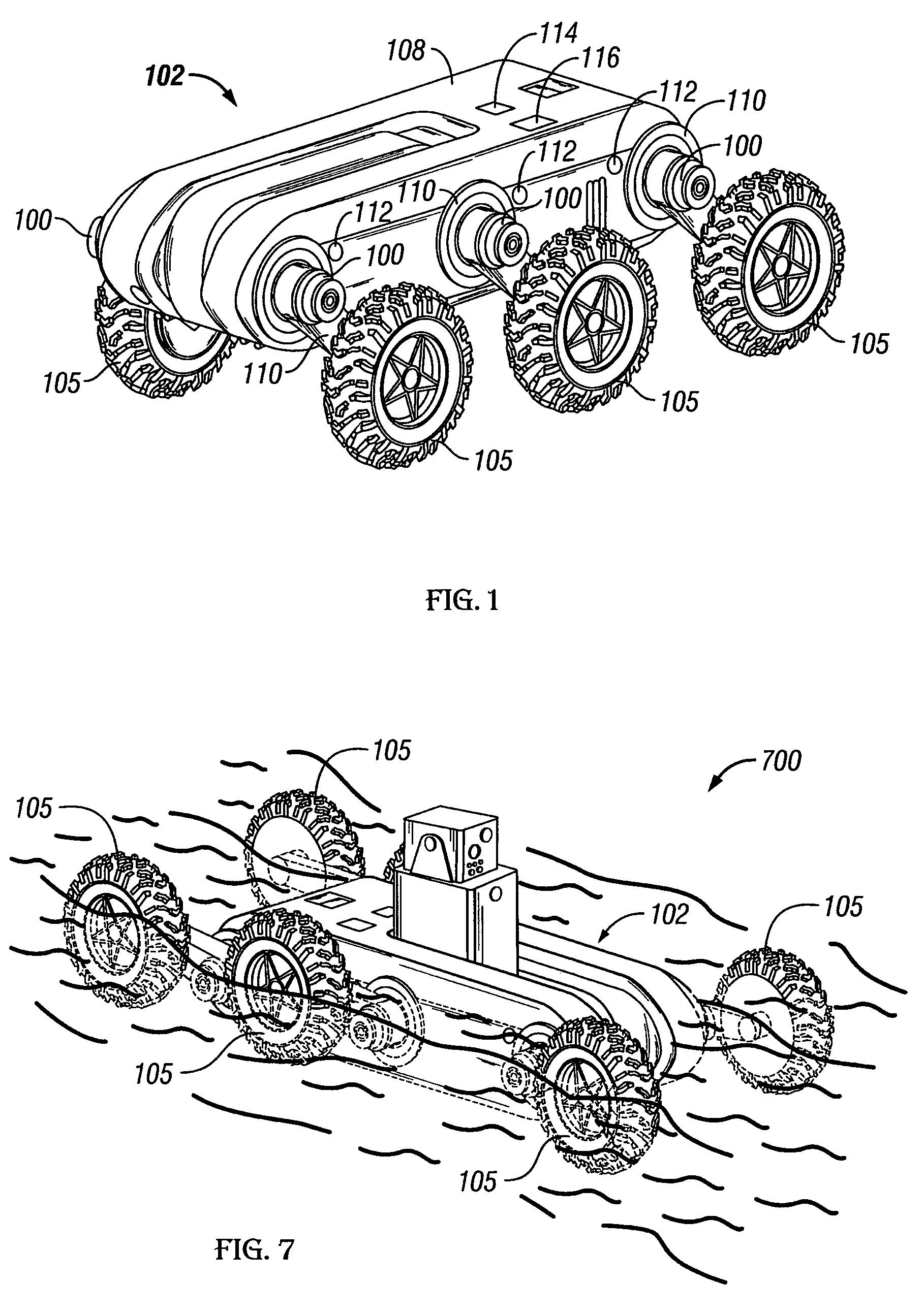 Articulated vehicle suspension system shoulder joint