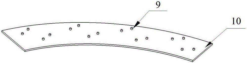 Erecting welding technological method for single-upper-ring type large segmented stand ring with sole plates