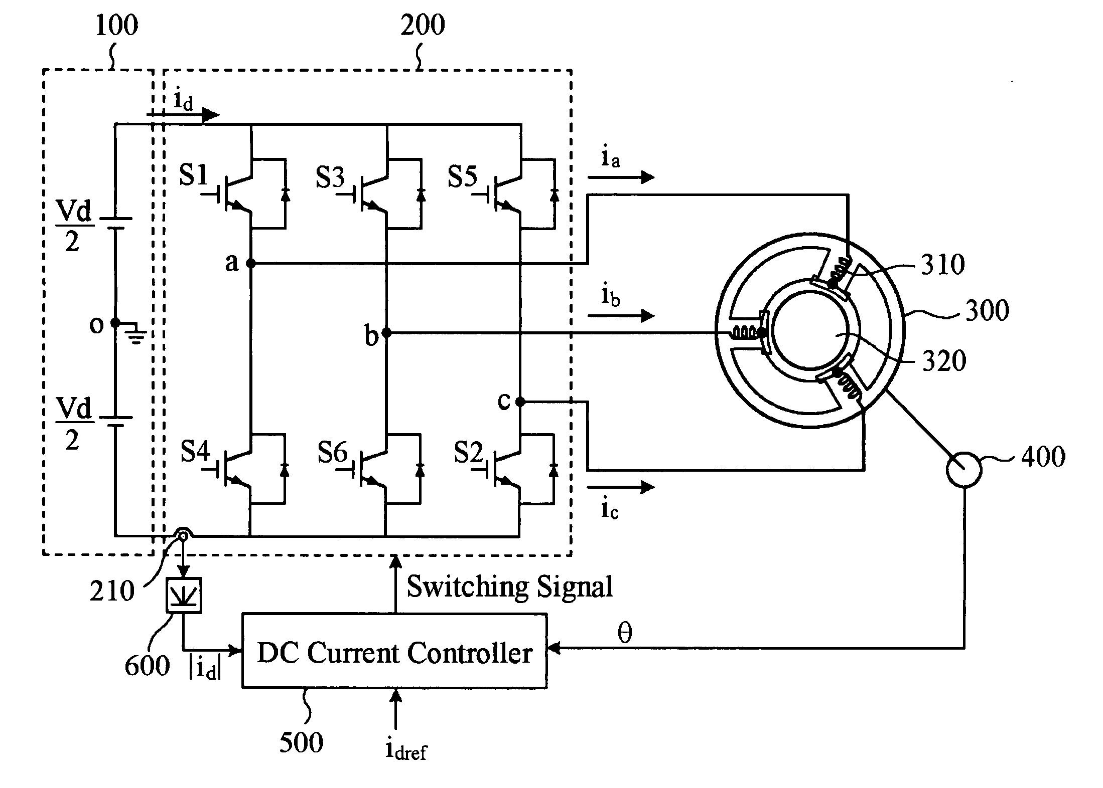 Brushless DC motor system and method of controlling the same