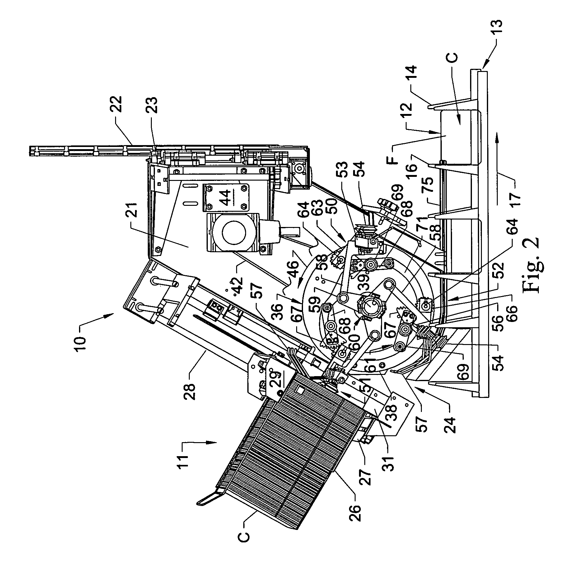 Rotary carton feeder