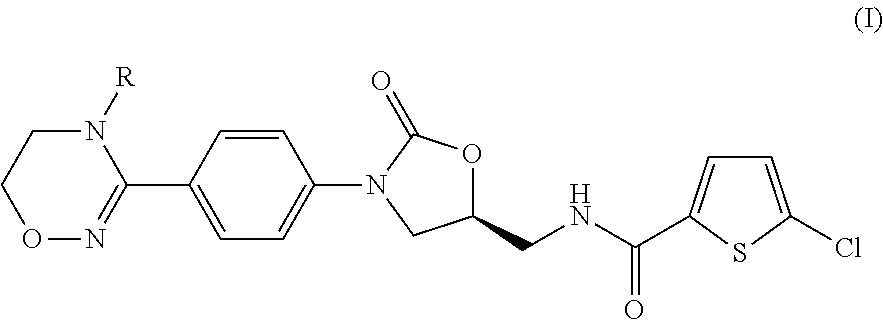 Method for preparing (s)-5-chloro-n-((3-(4-(5,6-dihydro-4h-1,2,4-oxadiazin-3-yl)phenyl)-2-oxooxazolidin-5-yl)methyl)thiophene-2-carboxamide derivatives