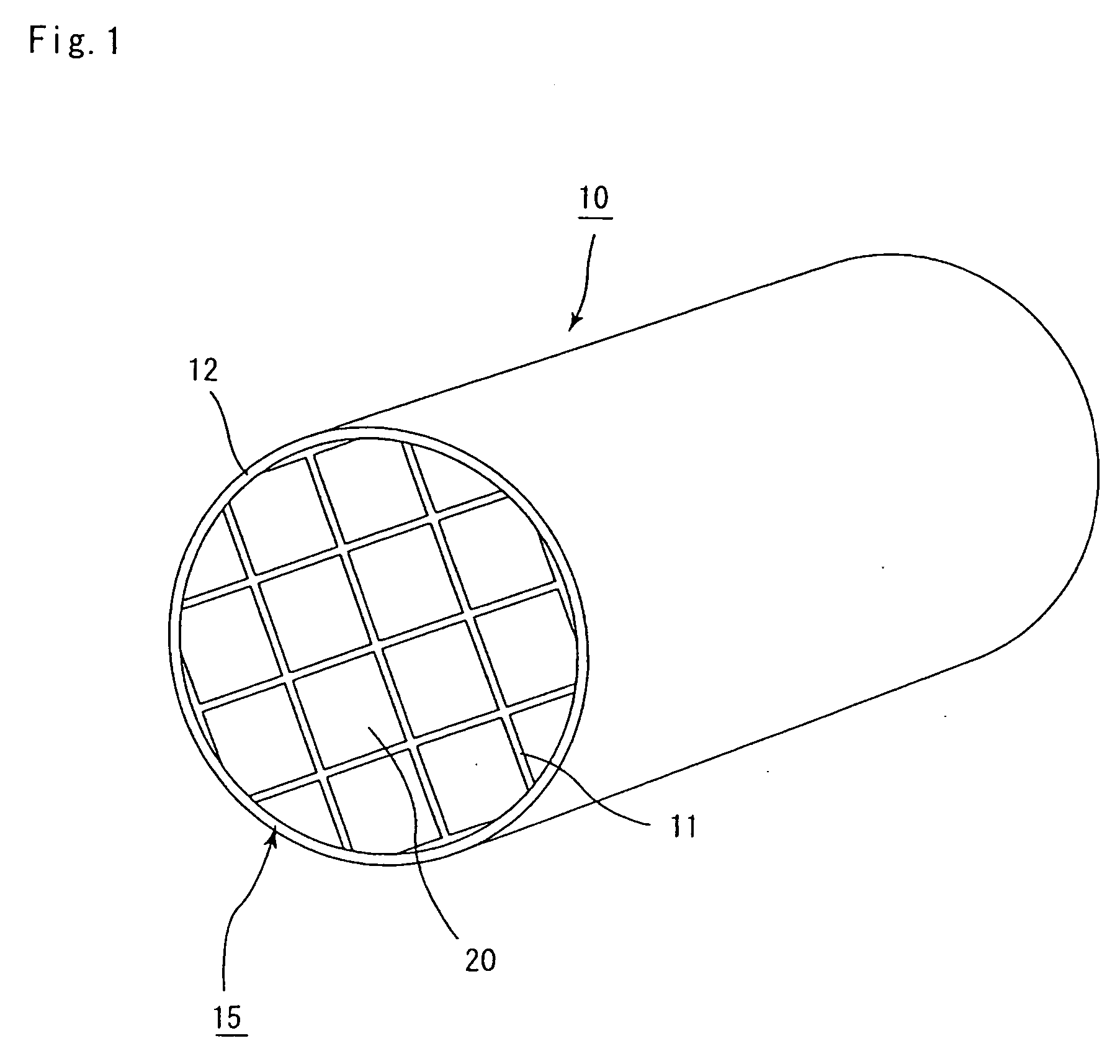 Honeycomb structured body